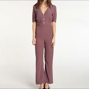 Rouje Paris Lolo Jumpsuit Red White